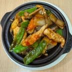 Best Vegi-Prawns and Mushrooms in Clay Pot in Santa Cruz, CA